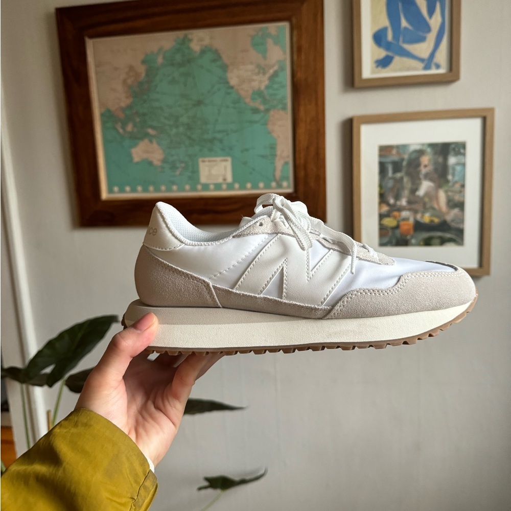 White New Balance Sneakers